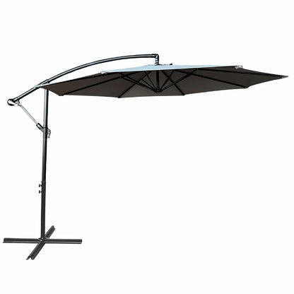Akord Parasol de Jardín Octogonal Gris