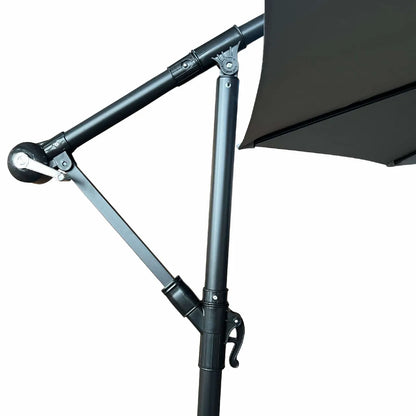 Akord Parasol de Jardín Octogonal Gris
