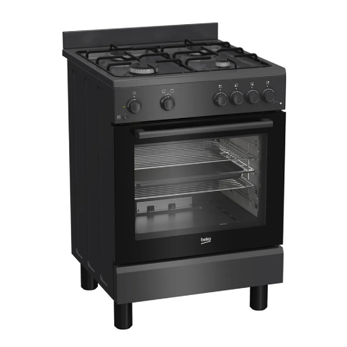 Beko FBG62030GACT Cocina a gas 60×60 horno 75 L Anthracite