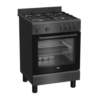 Beko FBG62030GACT Cocina a gas 60×60 horno 75 L Anthracite
