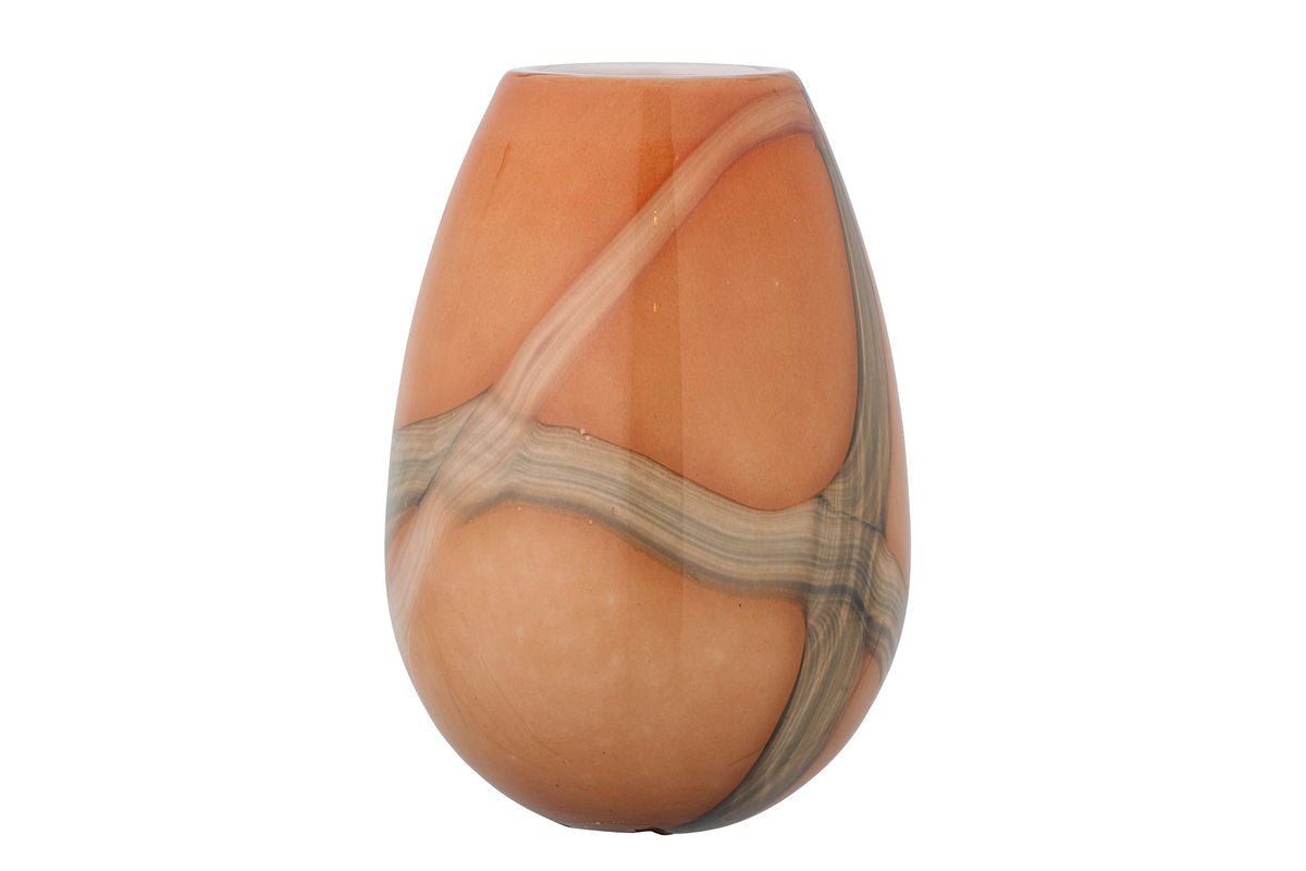 Vase „Arvani“ – Oranges Glas
