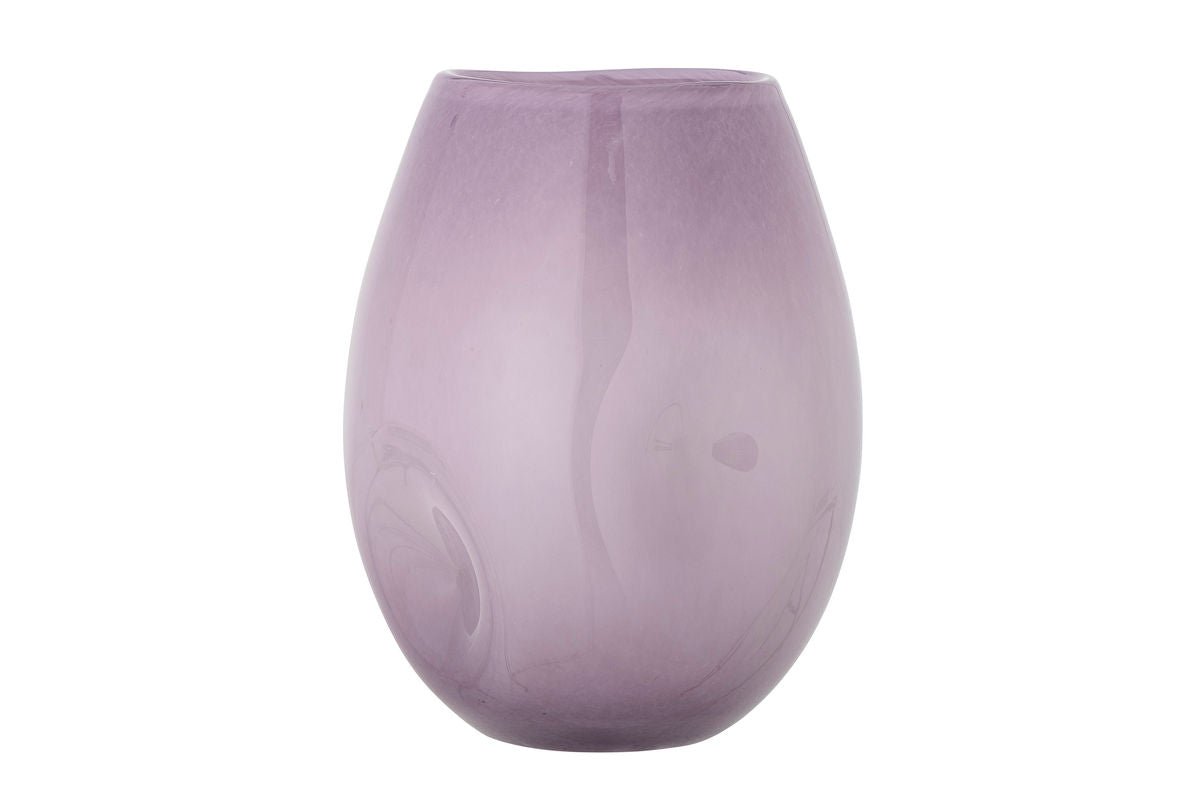 Luxusbetten24 Vireya Vase aus Glas, Violett