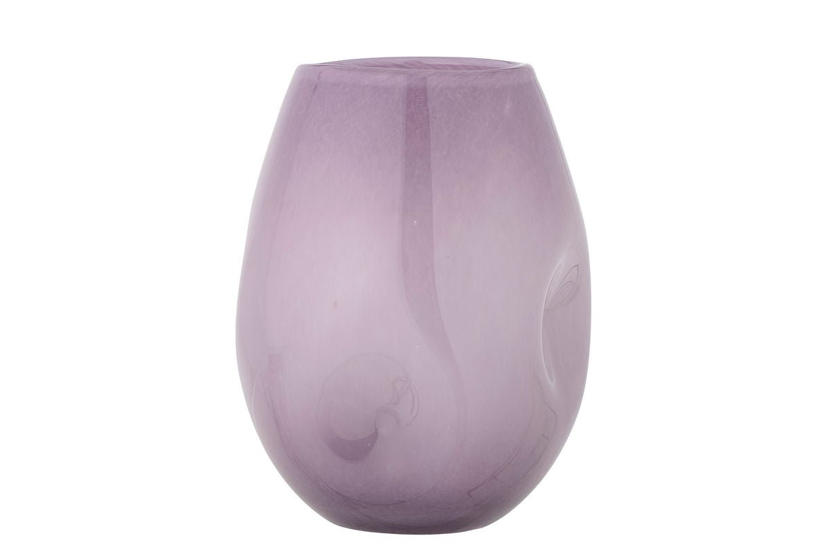 Luxusbetten24 Vireya Vase aus Glas, Violett
