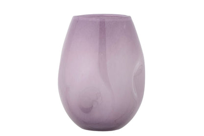 Luxusbetten24 Vireya Vase aus Glas, Violett