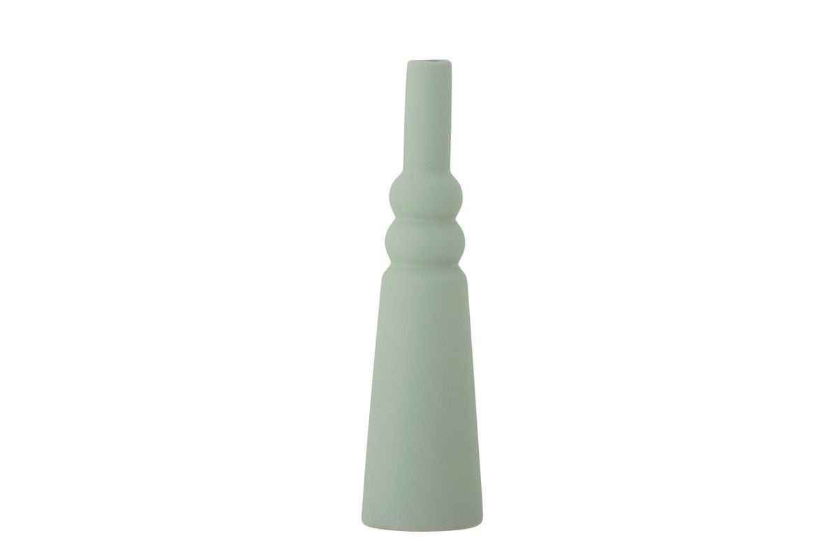 Luxusbetten24 Vase Lori Keramikvase aus Steingut Grün Elegant