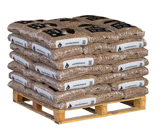 Pellets Palé de 42 Sacos de 15 kg