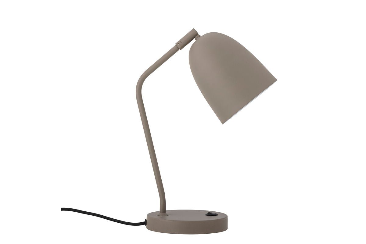 Luxusbetten24 Myla Tischlampe Grau Beige