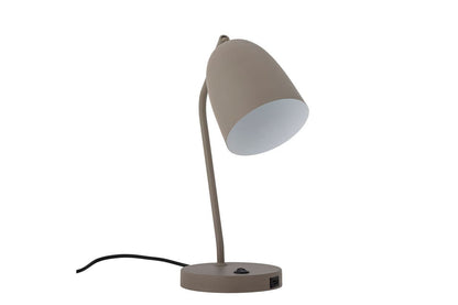Luxusbetten24 Myla Tischlampe Grau Beige