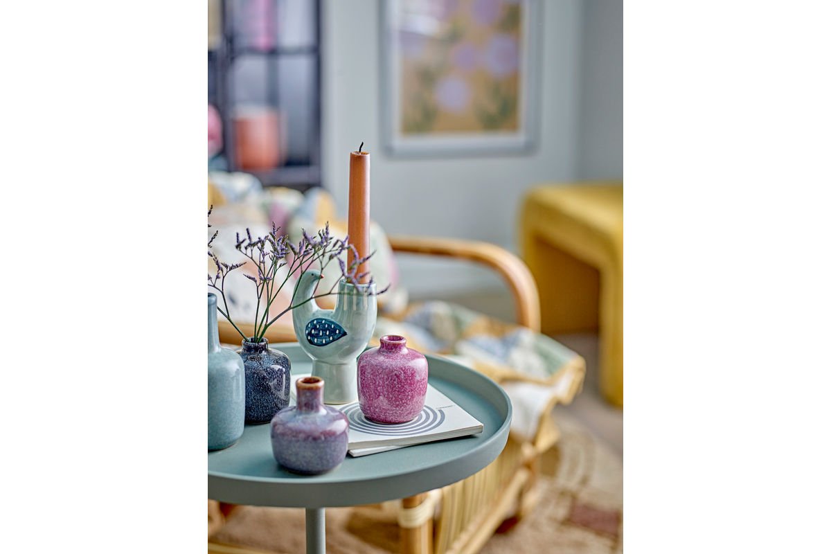 Luxusbetten24 Marilo Vasen-Set Buntes Steingut 7‑teilig Bunt