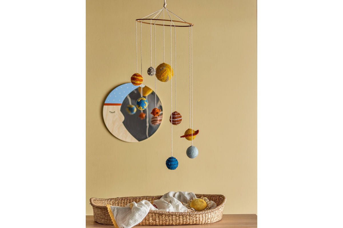Luxusbetten24 Cosmi Kinder-Mobile Bunte Baumwolle Bunt