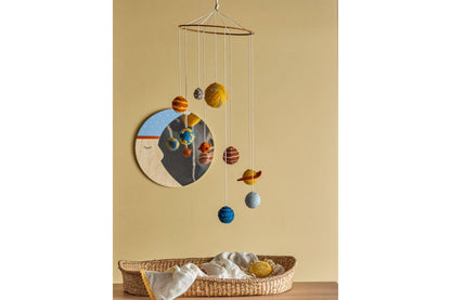 Luxusbetten24 Cosmi Kinder-Mobile Bunte Baumwolle Bunt