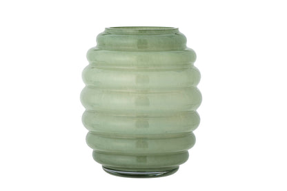 Luxusbetten24 Verena Vase Grünes Glas Grün