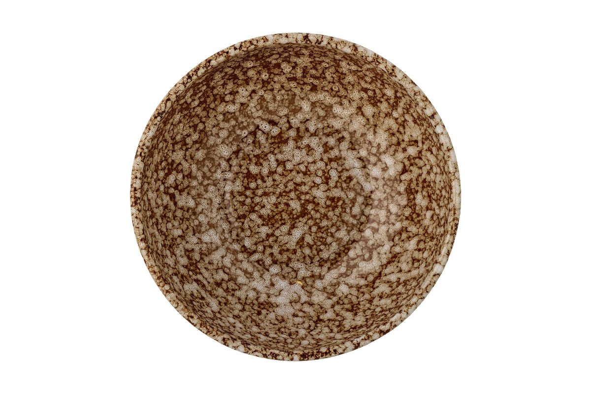 Schale Épure – Handgefertigt aus Steingut mit Reaktivglasur, Braun