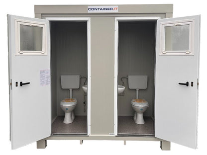 Cabina Prefabbricata Doppio Bagno 2 Metri