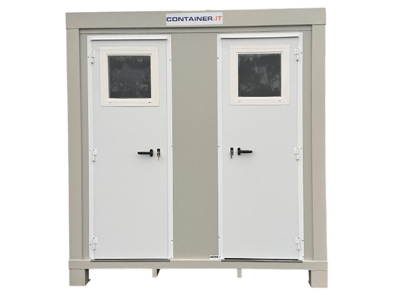Cabina Prefabbricata Doppio Bagno 2 Metri