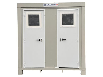 Cabina Prefabbricata Doppio Bagno 2 Metri
