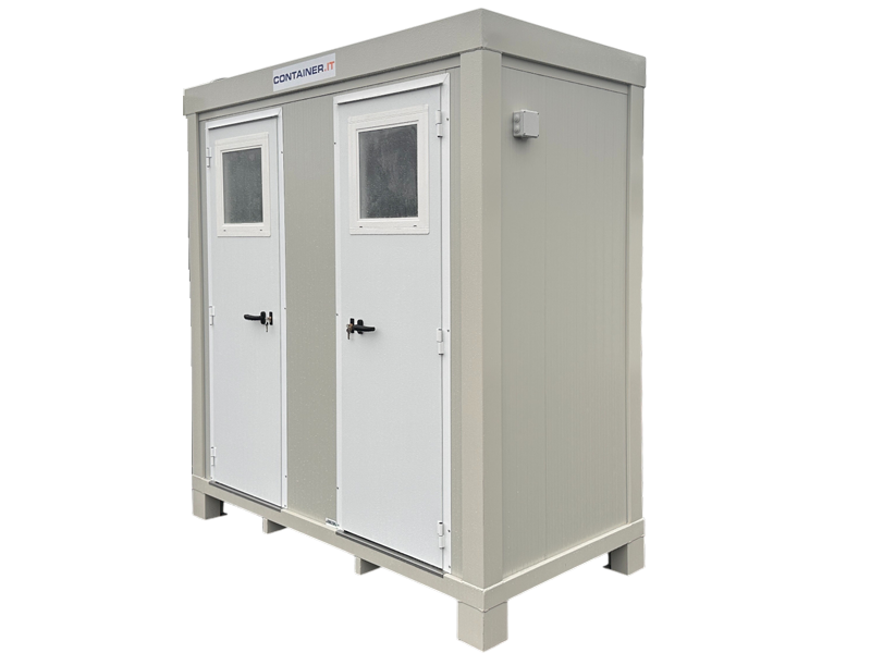 Cabina Prefabbricata Doppio Bagno 2 Metri