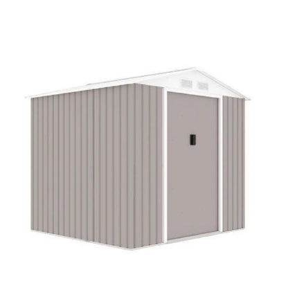 Archer Cobertizo De Jardín Metal Taupe 2.13x1.91x1.95m - 4.07m²
