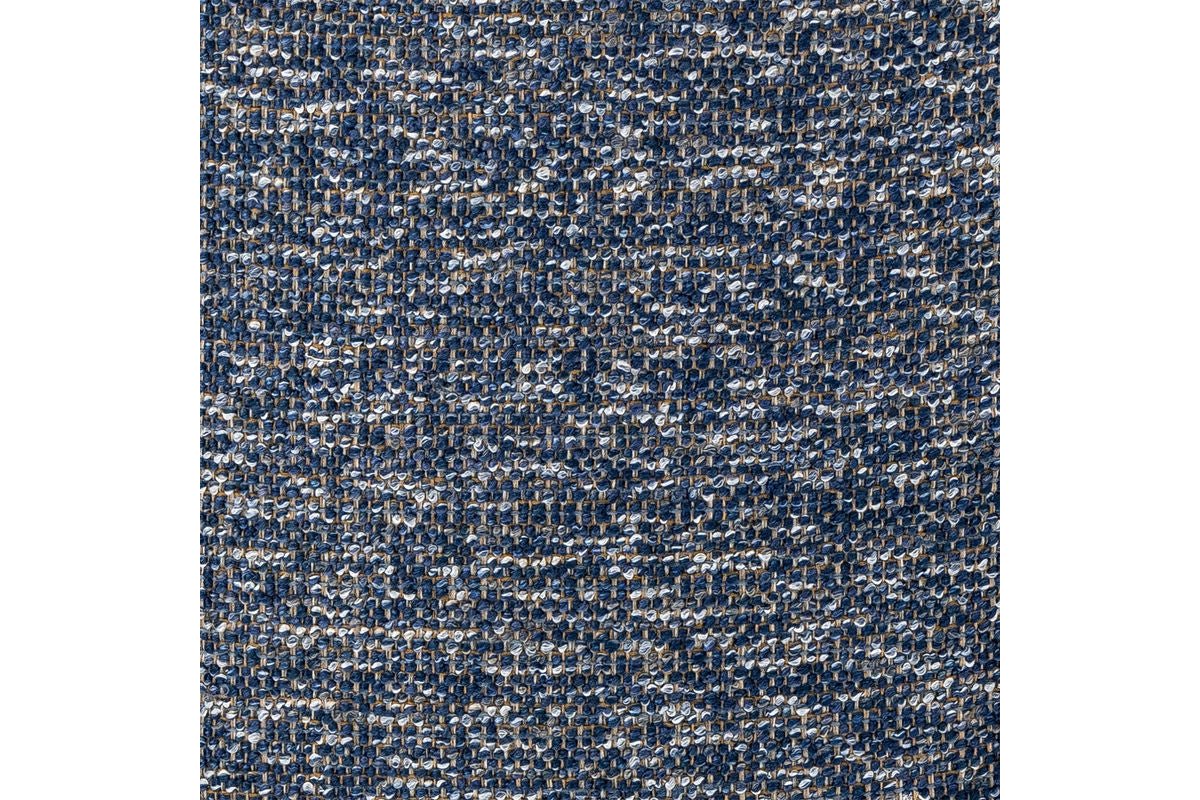 Holly Esszimmerstuhl – Chenille-Polster, Blau/Naturton Für Komfort Modern Design
