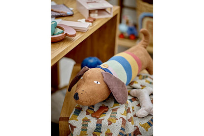 Luxusbetten24 Louie Überwurfdecke, Bunt, 160×130 cm, aus Recycelter Baumwolle