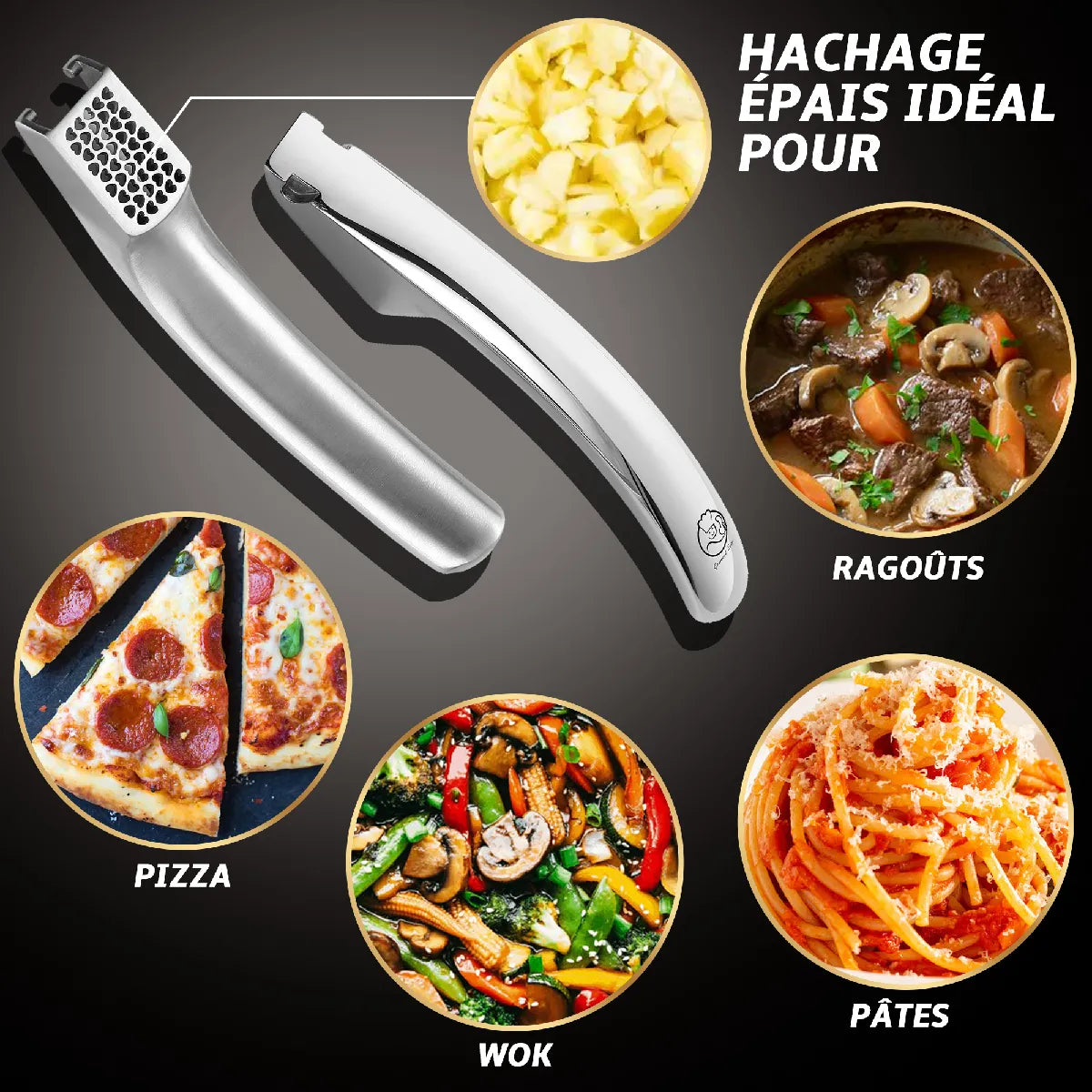 Presse-Ail Inox Édition Cœur Gourmet Easy Inox MKR00013375917