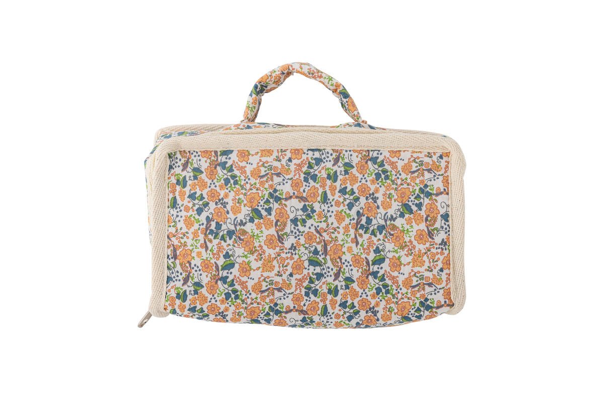 Luxusbetten24 Luna Stoffpuppe mit Tasche Buntes Polyester Rosé