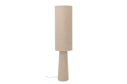 Luxusbetten24 Madrid Stehlampe Leinen Naturton