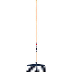 Mermier 985070 Rastrillo de Césped 25 Dientes 640 mm Mango 110 cm