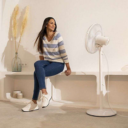 Cecotec Ventilador Columna Oscilante 40W 3 Velocidades Blanco