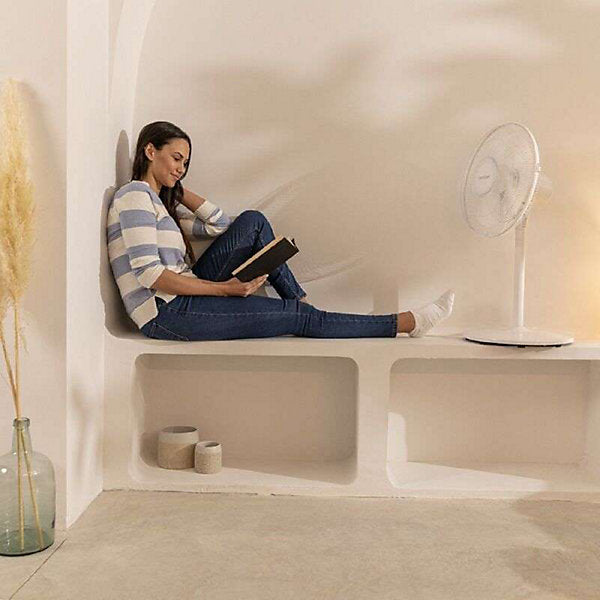 Cecotec Ventilador Columna Oscilante 40W 3 Velocidades Blanco