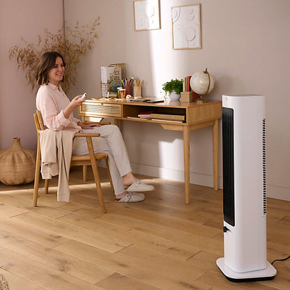 GoodHome NTH22-23AR Calefactor Reversible 2200W Negro y Blanco