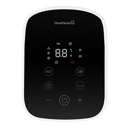 GoodHome NTH22-23AR Calefactor Reversible 2200W Negro y Blanco