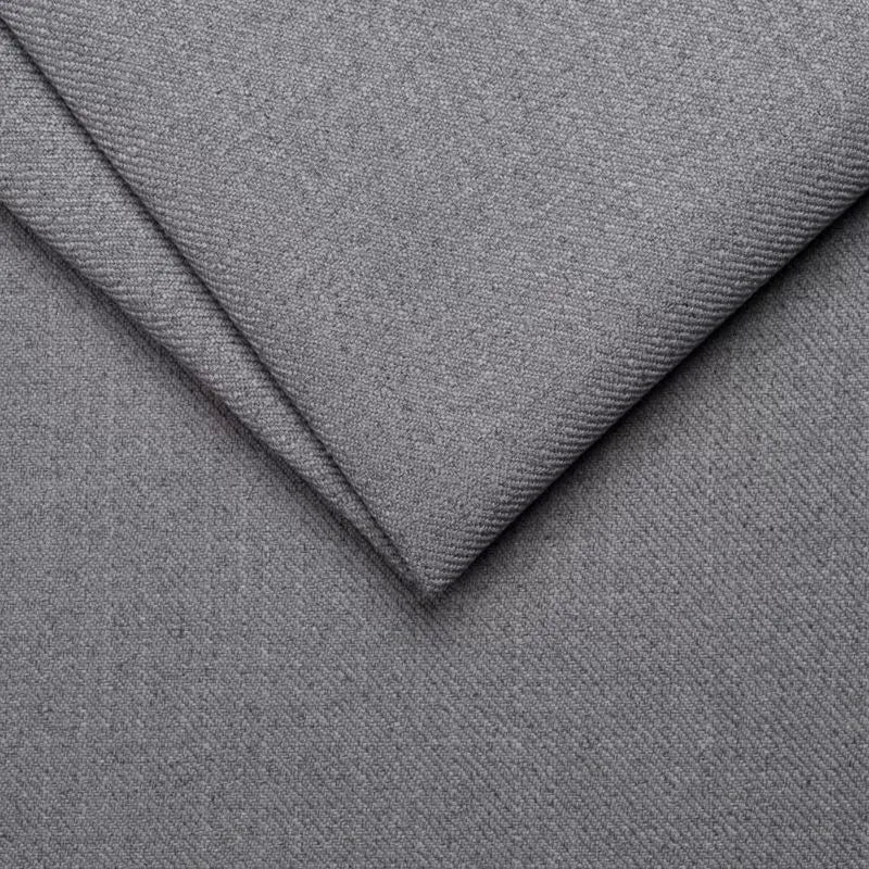 Luxusbetten24 Ida Boxspringbett aus Massiver Eiche, Grau, 140x200, H3