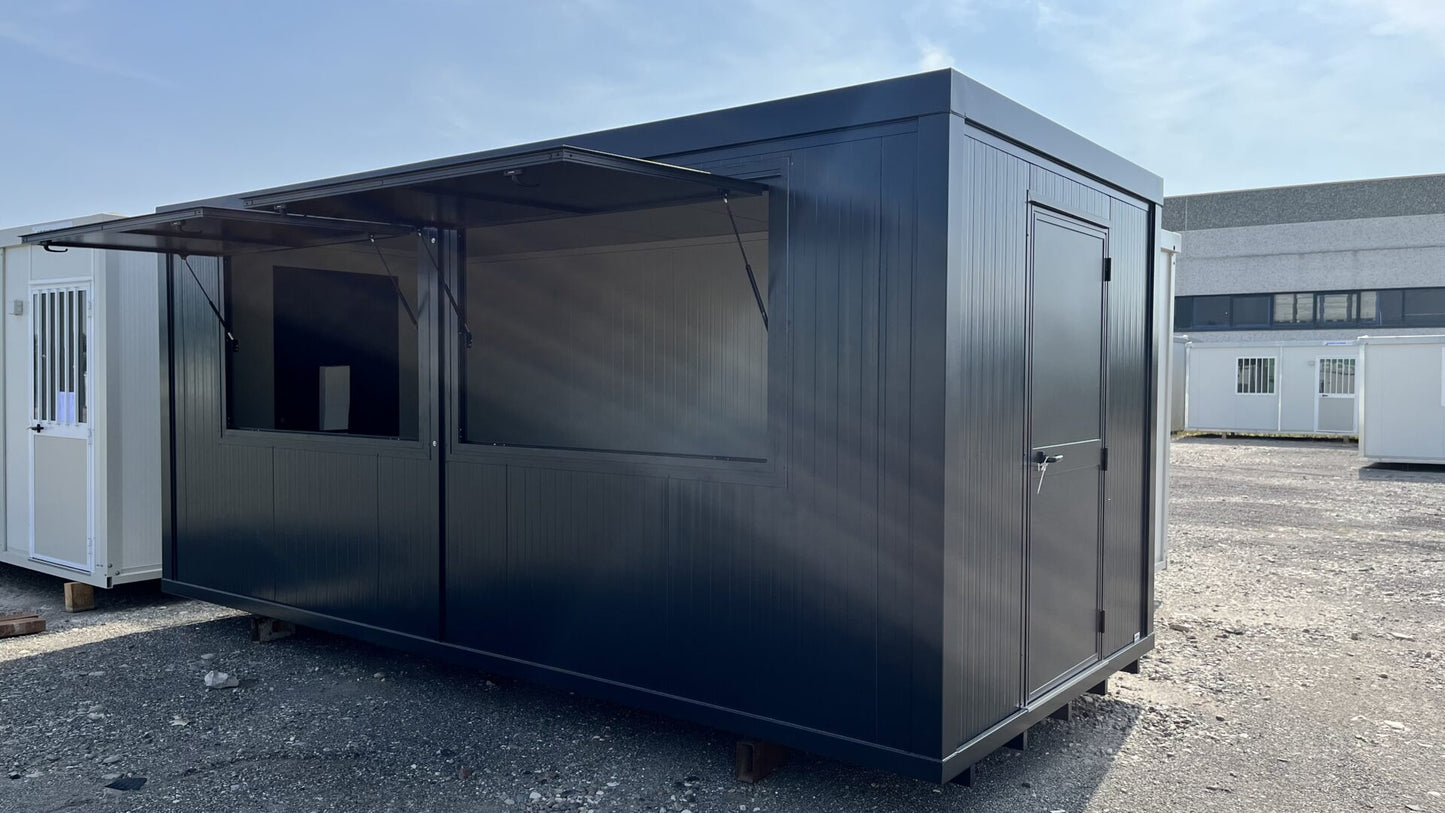 Container Bar Prefabriziertes Modul mit AufsteigendenBlindtoren