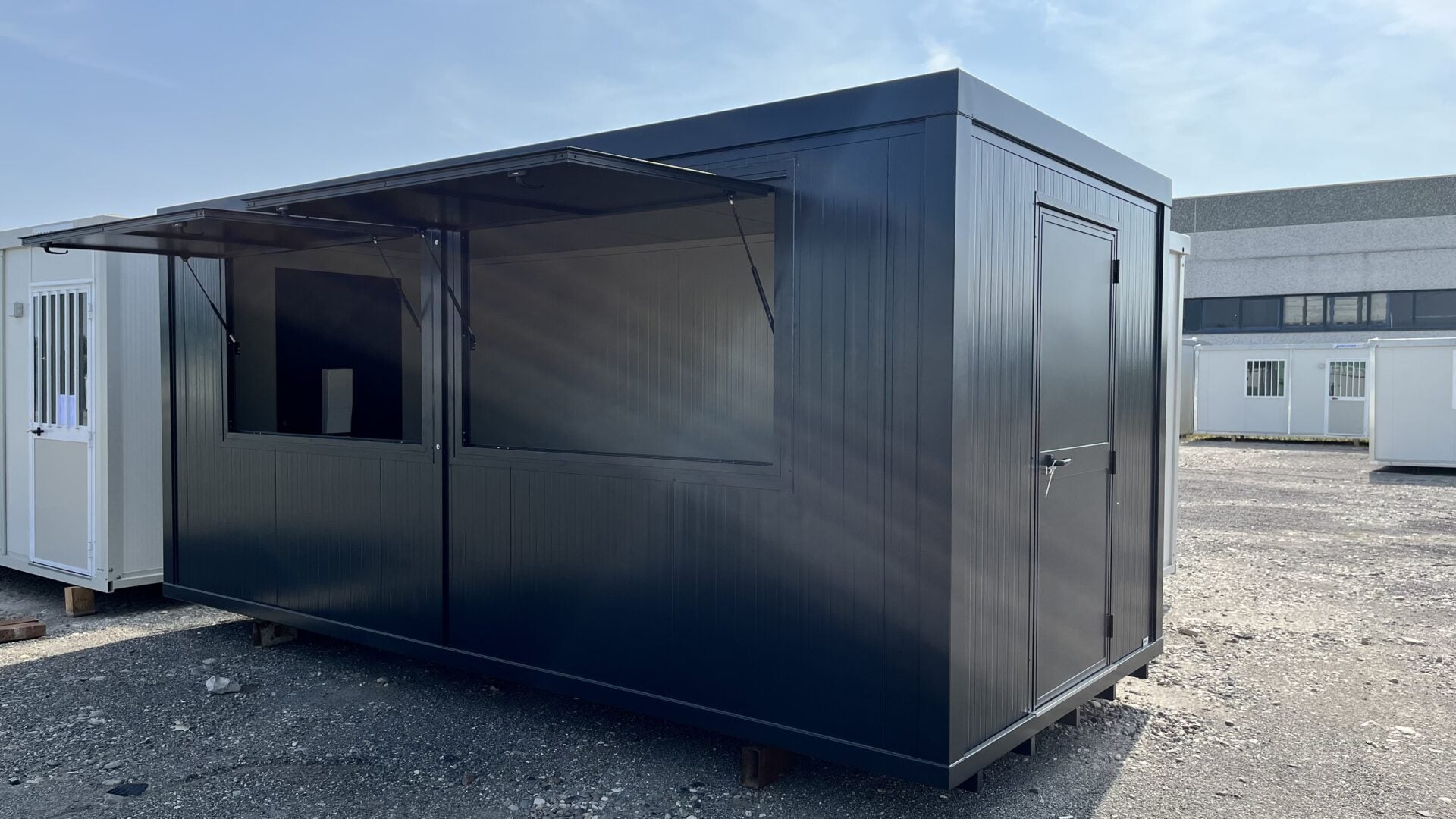 Container Bar Prefabriziertes Modul mit AufsteigendenBlindtoren