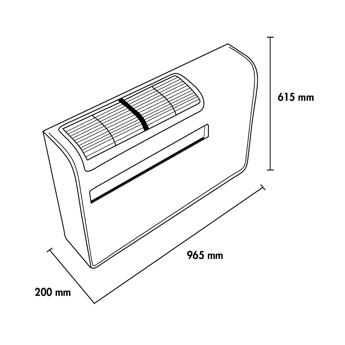 Apollo 3000W Climatizador Monobloc Sin Evacuación 4 en 1 2400W