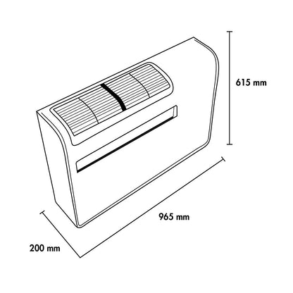 Apollo 3000W Climatizador Monobloc Sin Evacuación 4 en 1 2400W