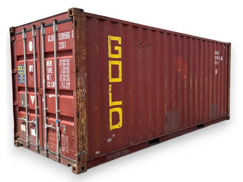 20ft ISO Dry Container Used Maritime Shipping Box