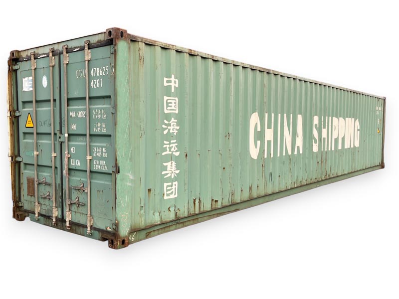 Gebrauchter 40‑Fuß Maritimer ISO Box Standard Trockencontainer für Transport