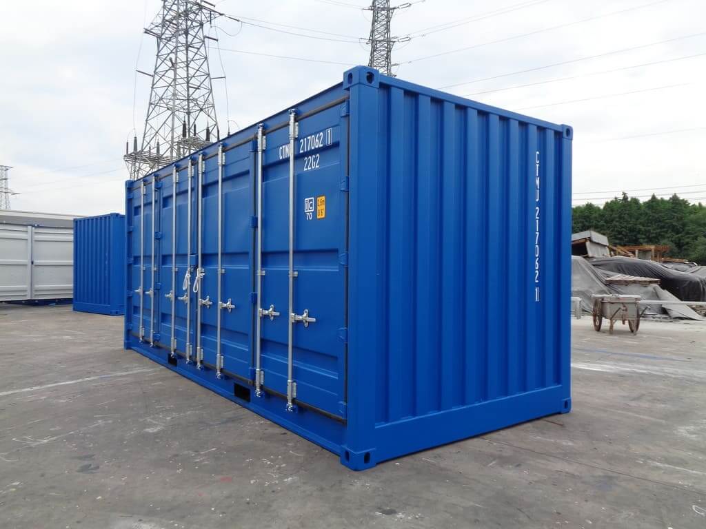 20‑Fuß ISO Open‑Side Container – Vollseitig Neuer Erster Einsatz