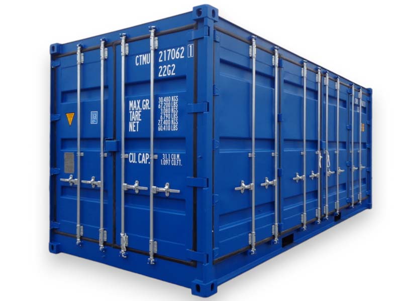 20‑Fuß ISO Open‑Side Container – Vollseitig Neuer Erster Einsatz