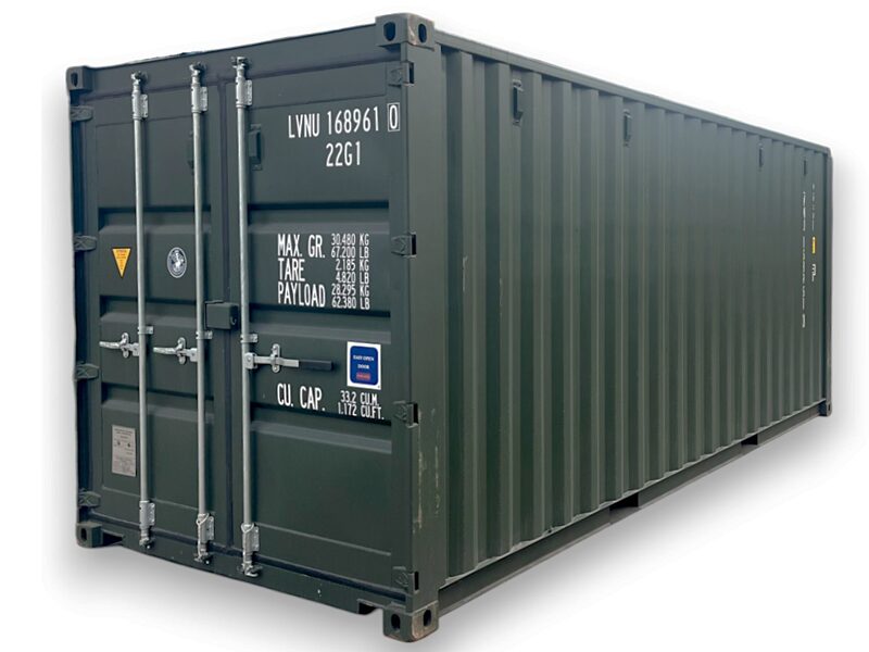 Container Marittimo 20 Piedi RAL 6007 Nuovo Standard ISO