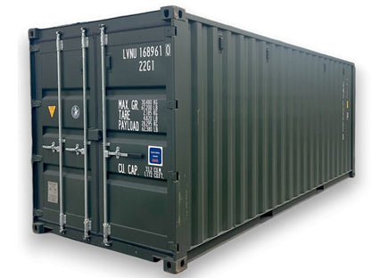 Container Maritim 20 Fuß RAL 6007 Neu