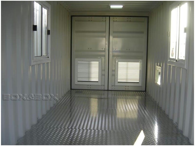 Container Modificato per Stoccaggio Materiali Inox Resistente Temperatura