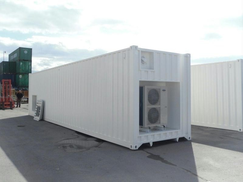 Container Modificato per Stoccaggio Materiali Inox Resistente Temperatura
