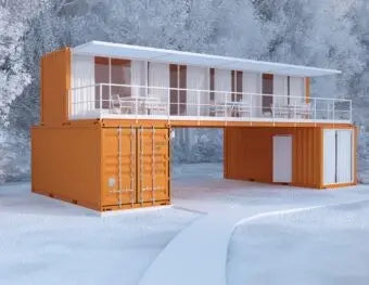 Contenitore Marittimo 10 Piedi Autoportante Acciaio Corten