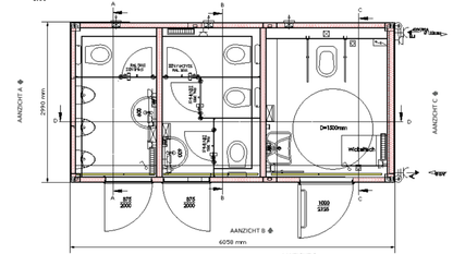 TOI TOI DIXI Basic Line Contenitore WC D/H/Cap Accessibile