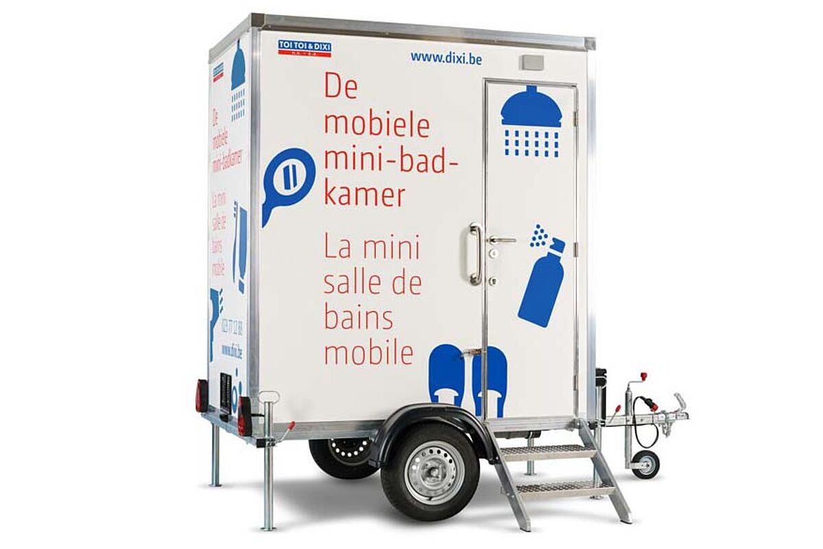 DIXI Sala Da Bagno Mobile con WC, Lavabo e Doccia