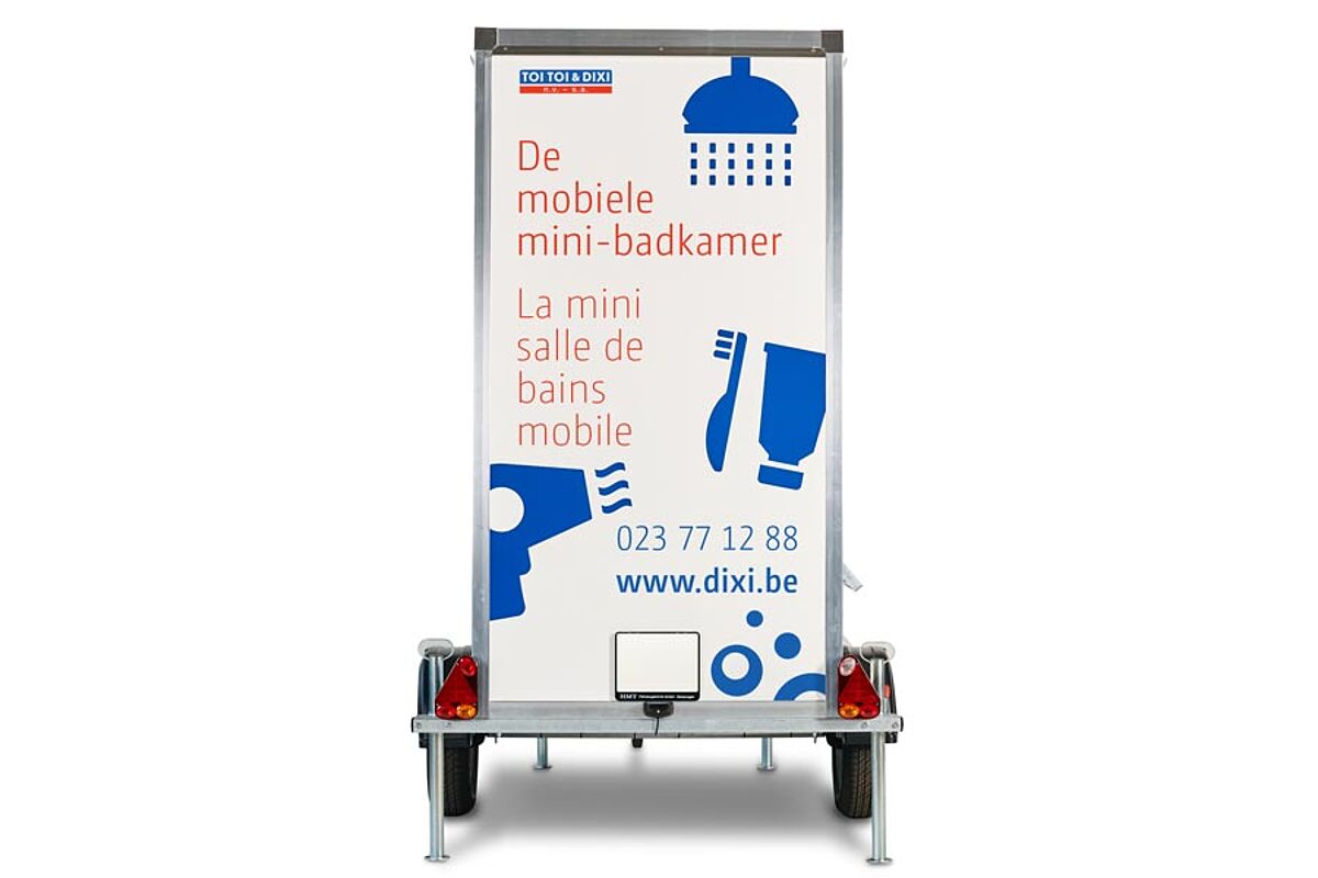 DIXI Sala Da Bagno Mobile con WC, Lavabo e Doccia