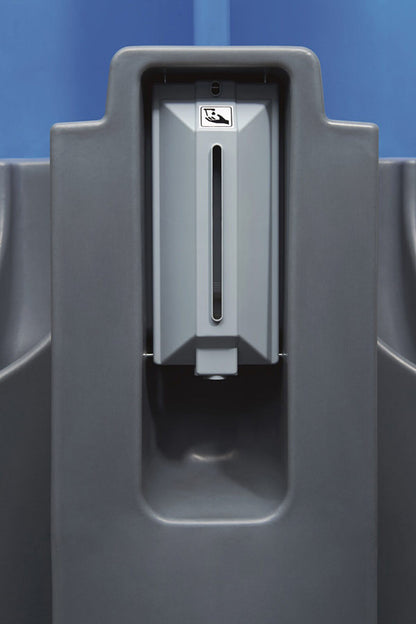 DIXI Uri Urinale Mobile 4 Posti con Distributori Disinfettante